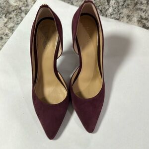 Michael Kors heels plum color size 7